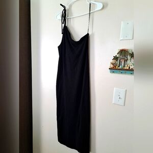 Black, size LG, cotton dress